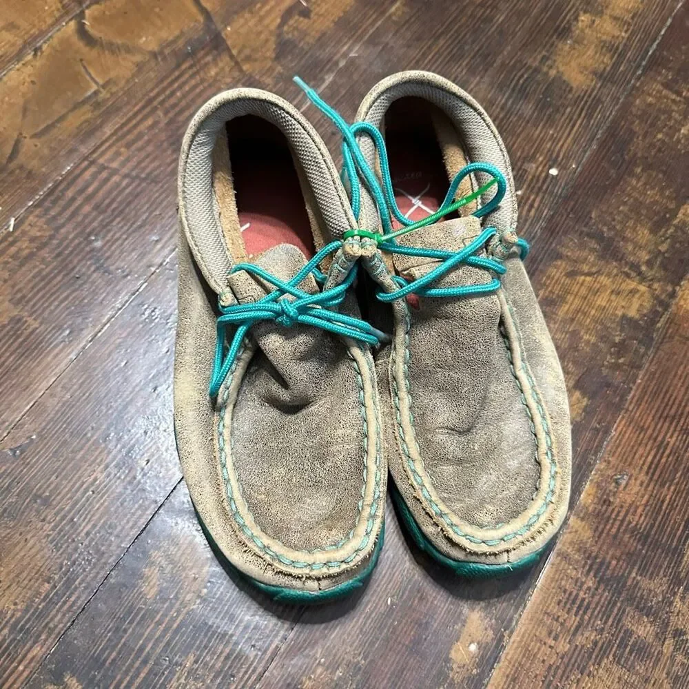 Twisted X leather moccasin western cowboycore 2 loafers